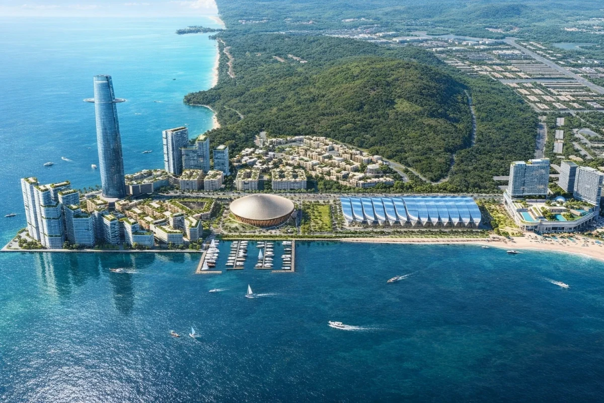Trung ương hỗ trợ 70% vốn dự án APEC 2027 cùng loạt hạng mục cấp tốc 15 Phối cảnh dự án APEC Phú Quốc 2027 tại An Giang - Người Tiên Phong