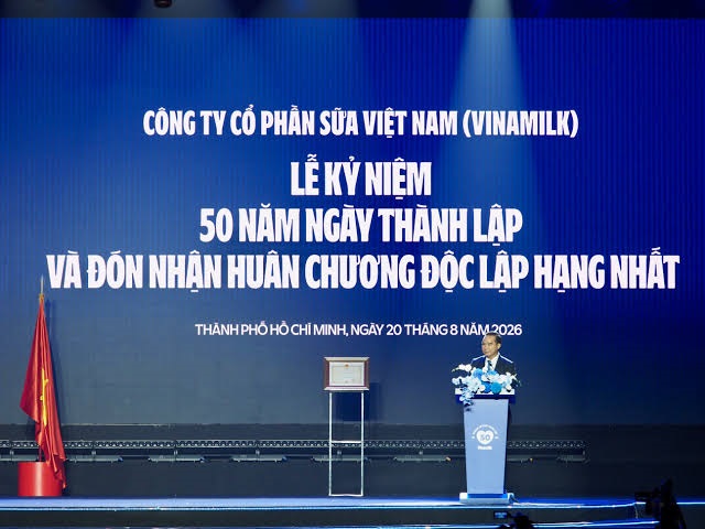 Lễ vinh danh Vinamilk nhận Huân chương Độc lập hạng Nhất - Người Tiên Phong