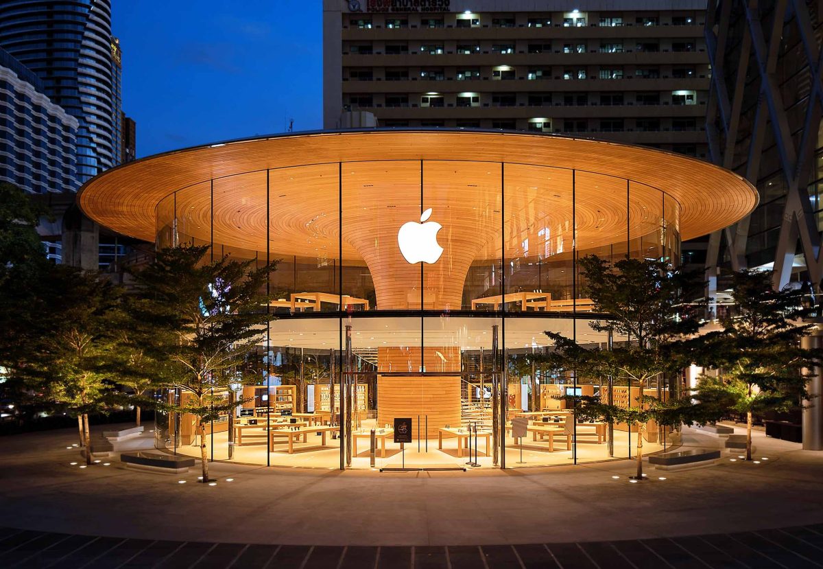 Lịch sử hình thành Apple và quá trình phát triển của Steve Jobs 12 Thiết kế cửa hàng Apple Store hình tán cây - Người Tiên Phong