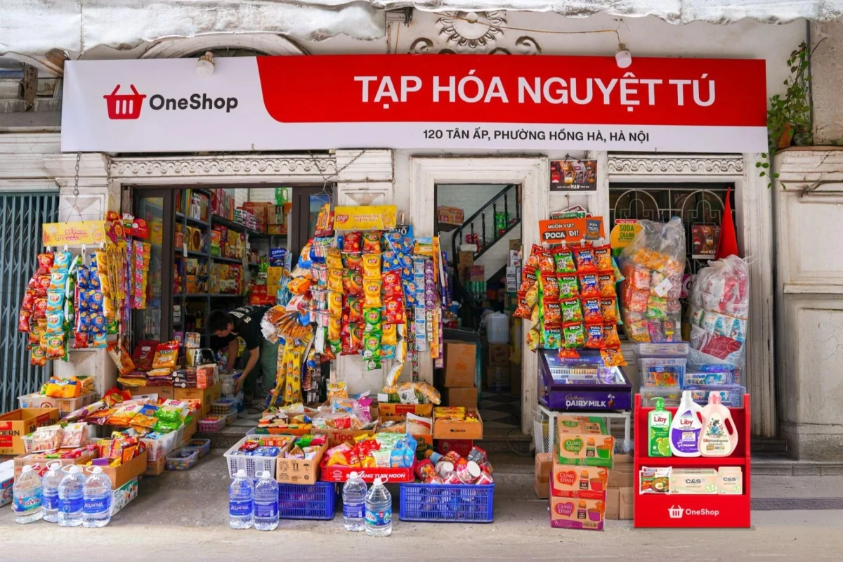 Nền tảng TMĐT OneShop dừng hoạt động tháng 07-2026 12 Tạp hóa lên bảng hiệu Oneshop - Người Tiên Phong