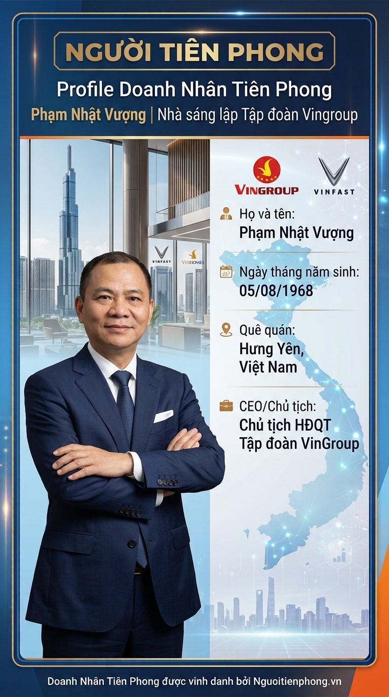 Profile Doanh Nhân: Phạm Nhật Vượng VinGroup – Tỷ Phú Tiên Phong Việt Nam 11 CEO Phạm Nhật Vượng, VinGroup - Người Tiên Phong